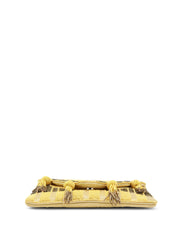 Tassel Tales Sunbrust Beaded Satin Sling Bag