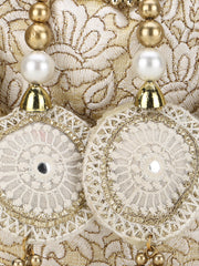 Dangle Floral Embellished Wedding Favor Potli Set of 10 | Curated Wedding Gift Collection