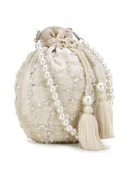 Dangle  Embellished Potli with signature gift box | Teej Gift for Women