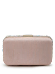 Adorn Wave Embellished Clutch with signature gift box | Rakhi Gift for Sister
