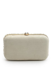 Adorn Pearl Embellished Clutch with signature gift box | Birthday Gift for Women