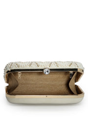 Adorn Pearl Embellished Wedding Favor Clutch Set of 10 | Luxury Cocktail Party Gift Clutches