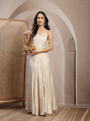 Anekaant Jashn Edit Copper Faux Silk Floral Embellished Potli