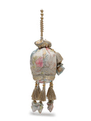 Anekaant Jashn Edit Ivory Organza Silk Watercolor Printed Potli