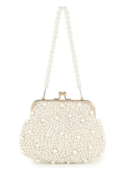 Adorn Pearl Embellished Clutch – Perfect Rakhi Gift for Sister