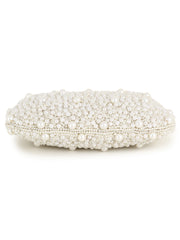 Adorn Pearl Embellished Clutch – Perfect Rakhi Gift for Sister