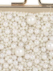 Adorn Pearl Embellished Clutch – Perfect Rakhi Gift for Sister