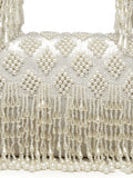 Coffer Harlequin Embellished Velvet Clutch
