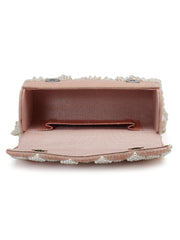 Coffer Harlequin Embellished Velvet Clutch
