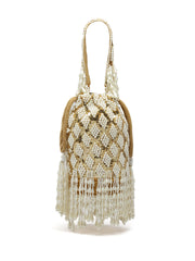 Dangle Diamond Embellished Velvet Potli