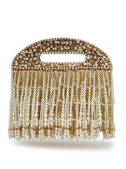 Droop Abstract Embellished Clutch with signature gift box | Bridesmaid Gift