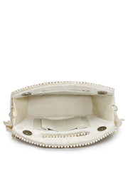 Droop Abstract Embellished Clutch with signature gift box | Bridesmaid Gift