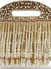 Droop Abstract Embellished Clutch with signature gift box | Bridesmaid Gift