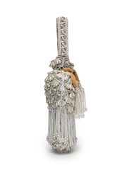 Opal Thread Velvet Embroidered Potli