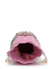 Dewdrop Fringe Velvet Beaded Potli