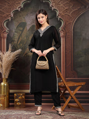 Blush & Bead Faux Silk Embellished Clutch