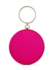 Glided Gleam Peacock Embroidered Faux Silk Clutch