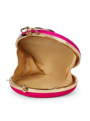 Glided Gleam Peacock Embroidered Faux Silk Clutch