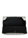 Mosaic Mosaic Embellished Metal Clutch