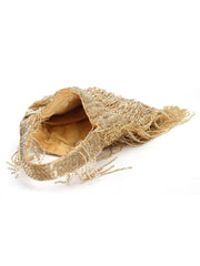 Droop Embellished Faux Silk Potli
