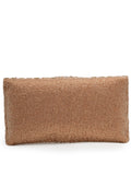Anekaant Adorn Rose Gold & Pink Stone Work Embellished Faux Silk Clutch