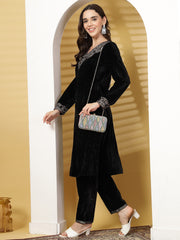 Adorn Ogee Embellished Fabric Clutch