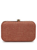 Anekaant Adorn Gold & Pastel Multi Floral Embellished Fabric Clutch