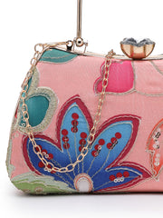 Woven Reverie Floral Embroidered  Wedding Favor Clutch Set of 10 | Wedding Return Gifts for Bridesmaids & Wedding Guests