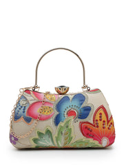 Woven Reverie Floral Embroidered  Wedding Favor Clutch Set of 10 | Luxury Wedding Return Gifts