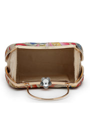 Woven Reverie Floral Embroidered  Wedding Favor Clutch Set of 10 | Luxury Wedding Return Gifts