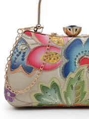 Woven Reverie Floral Embroidered  Wedding Favor Clutch Set of 10 | Luxury Wedding Return Gifts
