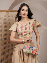 Woven Reverie Floral Embroidered  Wedding Favor Clutch Set of 10 | Luxury Wedding Return Gifts
