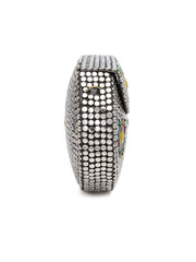Mosaic Embellished Metal Clutch