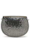 Anekaant Mosaic Silver Mosaic Embellished Metal Clutch
