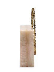 Marble Muse Resin Marble Textured Clutch