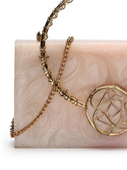 Marble Muse Resin Marble Textured Clutch