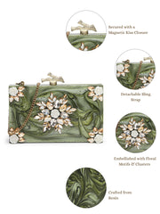 Marble Muse Resin Clutch