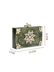 Marble Muse Resin Clutch