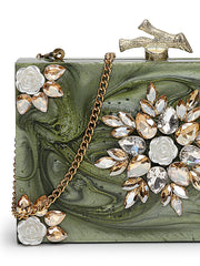 Marble Muse Resin Clutch