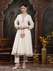 Marble Muse Resin Abstract Embellished Clutch