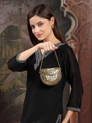 Metal Mirage Mosaic Clutch