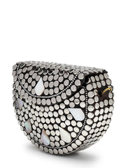 Metal Mirage Mosaic Clutch