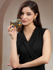 Metal Mirage Mosaic Clutch