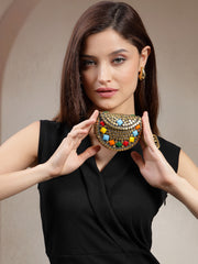 Metal Mirage Mosaic Clutch