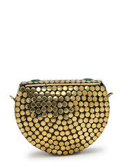 Metal Mirage Mosaic Clutch