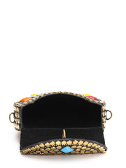 Metal Mirage Mosaic Clutch
