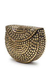 Metal Mirage Mosaic Clutch