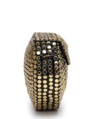 Metal Mirage Mosaic Clutch