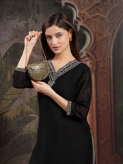 Metal Mirage Mosaic Clutch