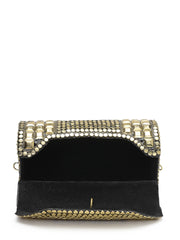 Metal Mirage Mosaic Clutch